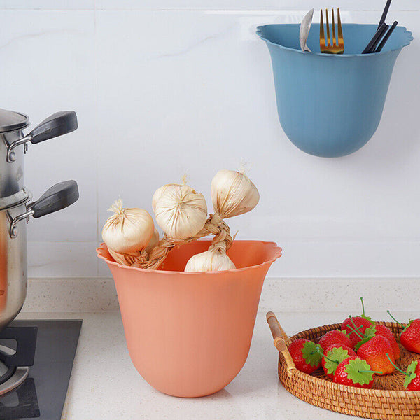 4PCS Hanging Folding Kitchen Trash Can, Mini Trash Can For Kitchen Cabinet Door - Lets Party