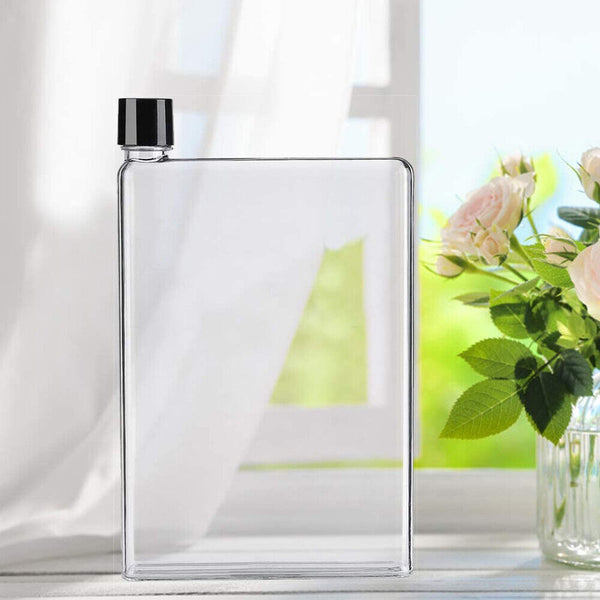 420ml A5 Paper Kettle Flat Pad Water Bottle Portable Book Drinks Cup Memobottle