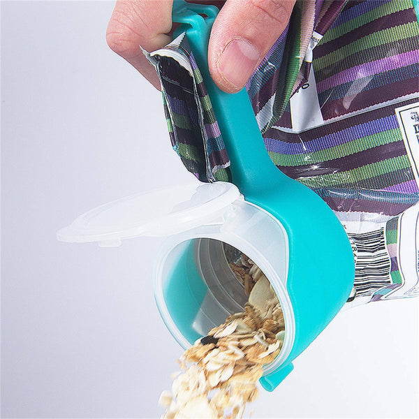 4X Food Seal Pour Storage Bag Clip Plastic Clamp Snack Sealing Clip Sealer Clamp