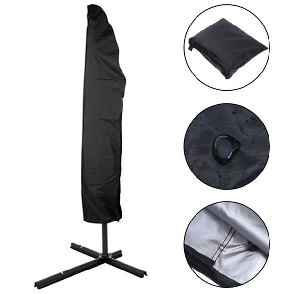 Heavy Duty Parasol Banana Umbrella Cover Cantilever Outdoor Patio Shield