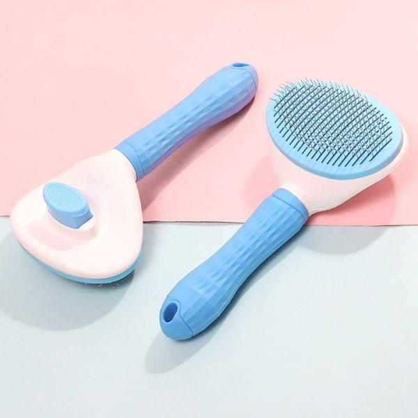 Grooming Brush For Dog Cat Deshedding Tool Rake Comb Fur Remover Reduce Pet Hair