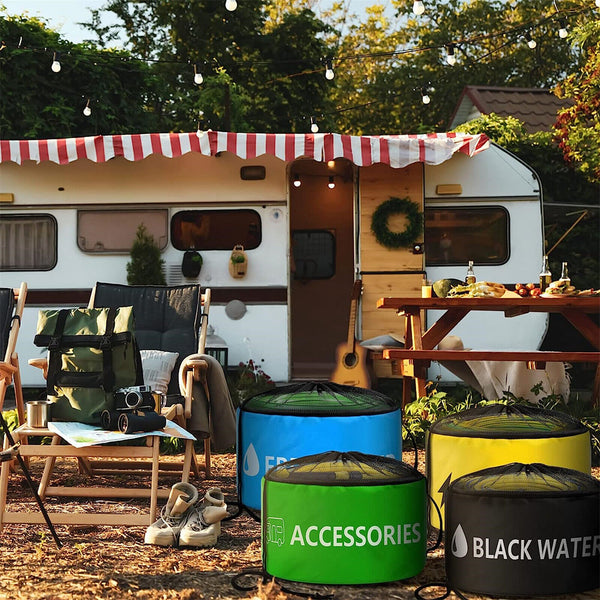 Hose Bag Caravan Camping RV Cable Organizer Water Hose Electrical Cords Storage