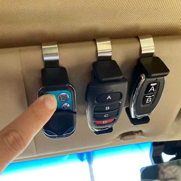 Car Sun Visor Clip Holder Adjustable Mount Stand Gate Garage Door Remote Control