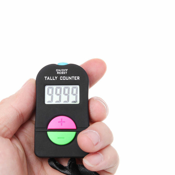 DIGITAL CROWD ELECTRONIC CLICKER HEAD TALLY BOUNCER MUL GOLF COUNTER NUMBER HAND