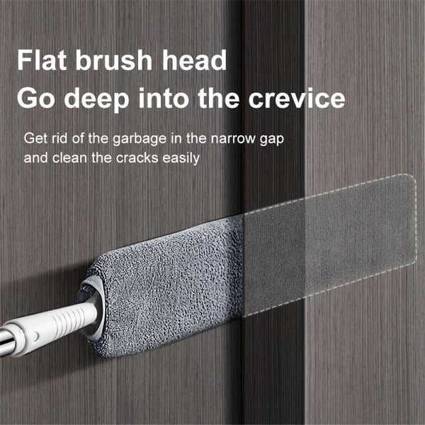 Retractable Gap Dust Cleaning Artifact Long Handle Duster with Microfibre Cloth