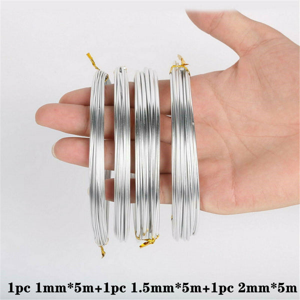 Best Grade Solid Uncoated Aluminium Wire Craft Jewellery Bonsai electrical AU