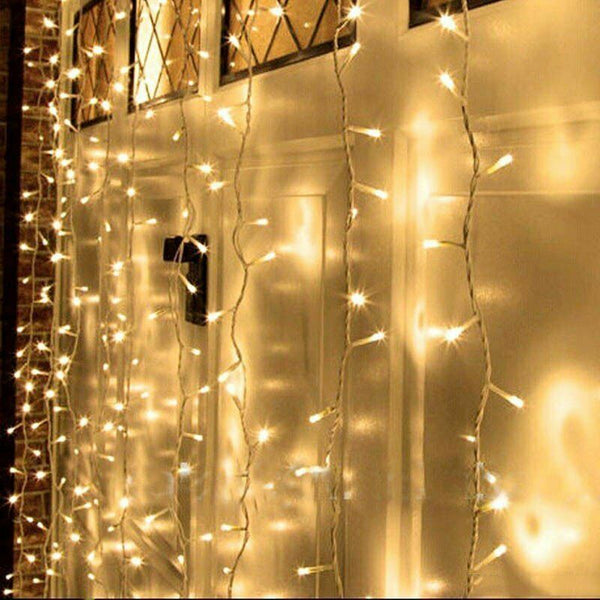 Waterfall LED Lights | Window Curtain Lights | Fairy Light Strings | Backdrop Wedding Decor