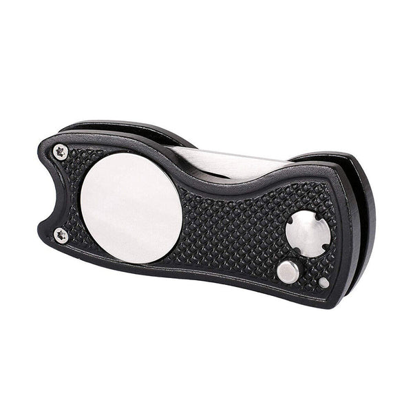 Steel Divot Repair Tool Cleaner Pitch Putting Golf Groove Pitchfork Ball Fork