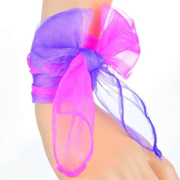9X Juggling Gradient Colour Dance Scarves Magic Tricks Dancing Props Performance