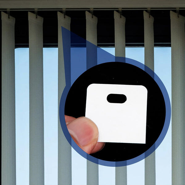 20Sets Clear Vertical Blind Repair Tabs Fixer Verticle Blinds Snap Panels Blind