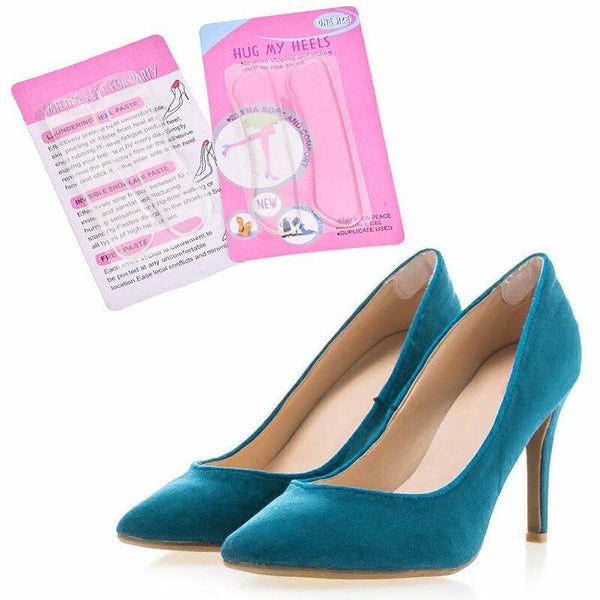 UP 50X Gel Silicone Heel Grip Back Liner Shoe Insole cushion Pads Foot Protector