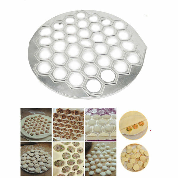 37 Holes Dumpling Mould Maker Ravioli Aluminum Mold Pelmeni Kitchen DIY Tool AU