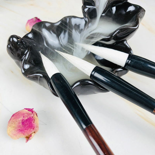 3x Chinese Japanese Calligraphy Brush Set lnk Art Painting Writin Pro Wolf Hair