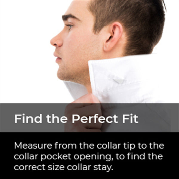 10PCS Shirt Collar Stays Stainless Steel Stiffener Metal Men Long Tie 55mm 64mm