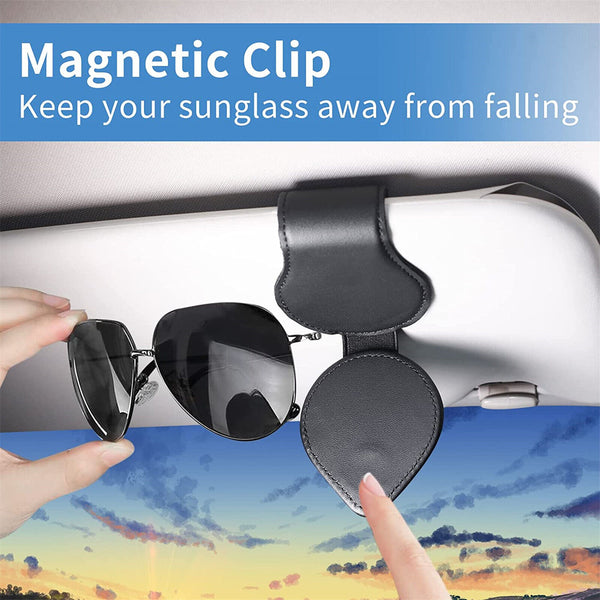 Car Vehicle Accessory Sun Visor Sunglasses Eye Glasses Card Pen Holder Clip Craf