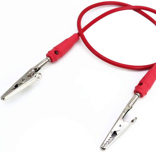 10/20/50/90/100PCS Single Prong Iron Alligator Clips W/ Teeth Aligator Clip Test