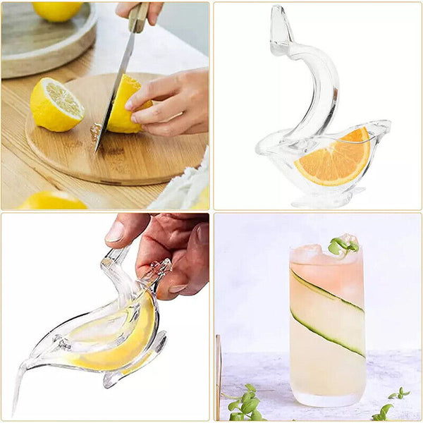 1-3Pcs Manual Lemon Squeezer Acrylic Clip Orange Fruit Hand Juicer Home Kitchen