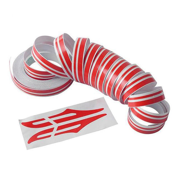 2Rolls Double Pin Car Pinstriping Decal Self Adhesive Tape Vinyl Sticker 2/4 mm