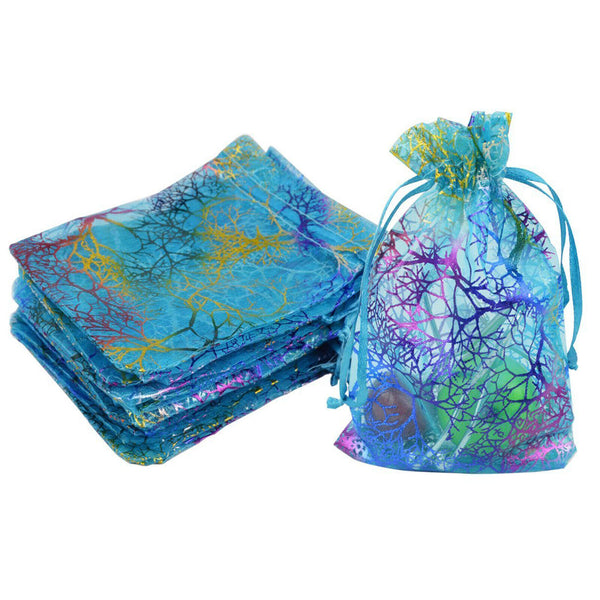 20/40X Organza Gift Bags Pouch Wedding Jewellery Party Ring Beads Candy Bracelet