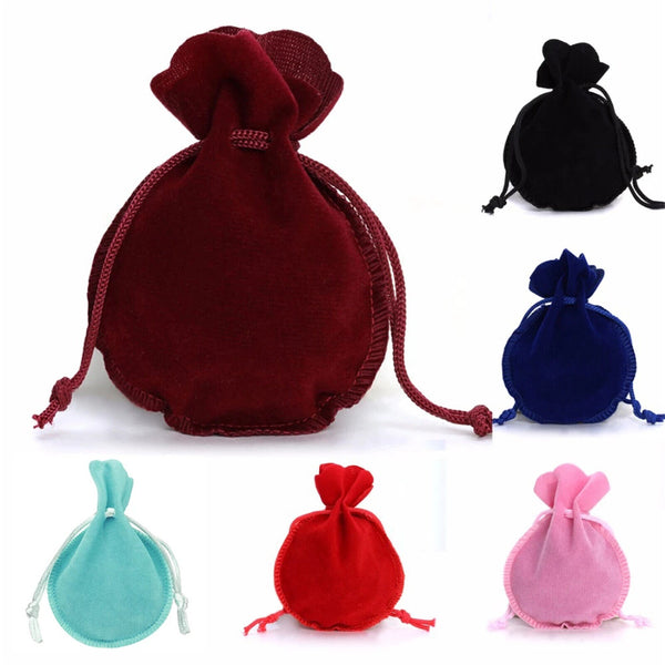 20PCS Velvet Pouch Drawstring Bags Wedding Favours Gift Party Jewellery Packing