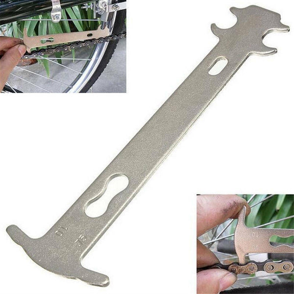 2PCS Chain Checker Bike Measure Tool Repair Checker Wear Indicator Bicycle Gauge
