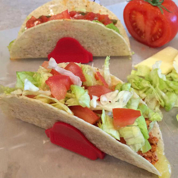 Set of 12pcs Holders Plastic Taco Proper Shell Serving New Hard Stand