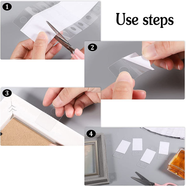 Clear Hang Tab With Adhesive Hook Hole Style Hang Sell Stock Shop Retail