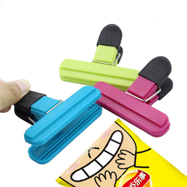 6-12PCS Sealing Chip Clips Plastic Sealer Grip Snack Food Storage Bag Sealing AU