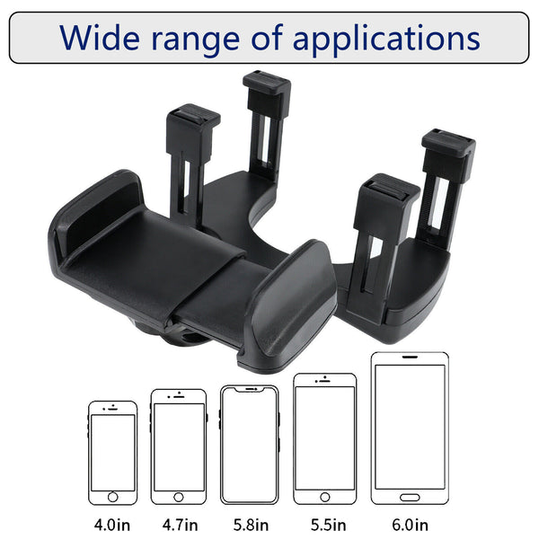 Universal 360° In Car Mobile Phone Holder Rear View Mirror Mount Cradle Stand AU