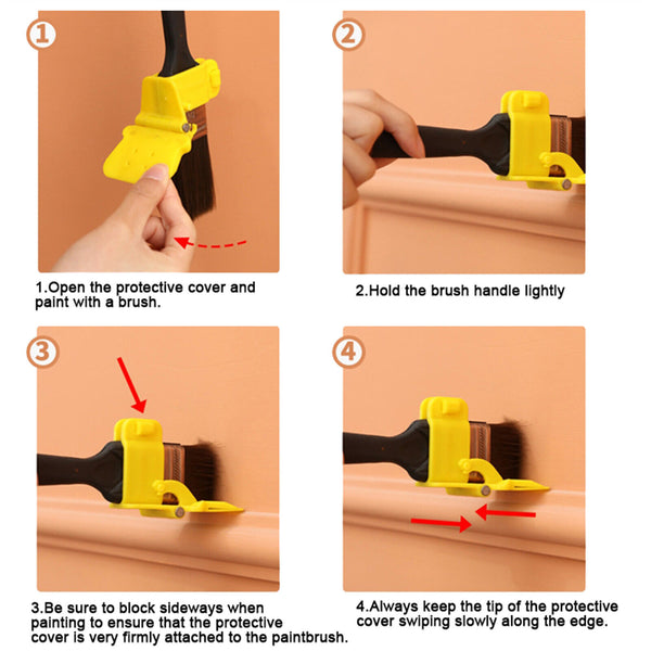 Profesional Edger Paint Brush Edger Brush Tool W/Hook for Edges and Trim Ceiling