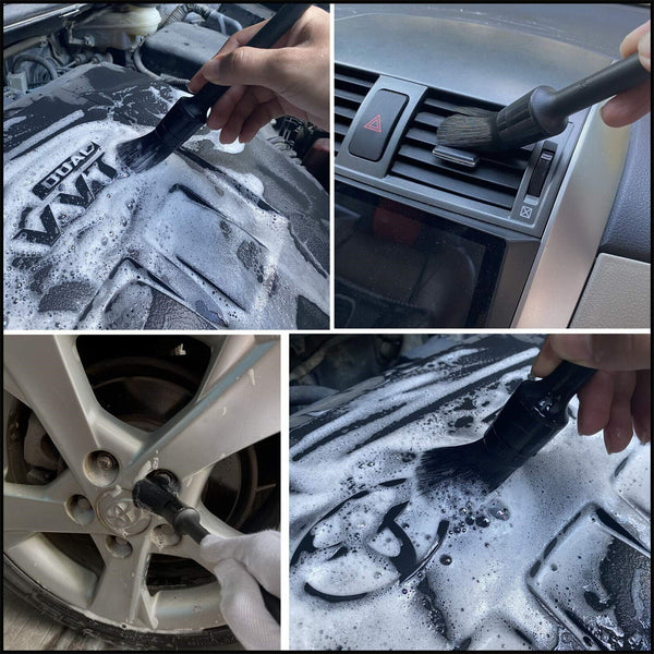 11X Car Wheel Tire Brushes Set Clean Detailing Kit Wheel Rim Cleaning Wash Mitt