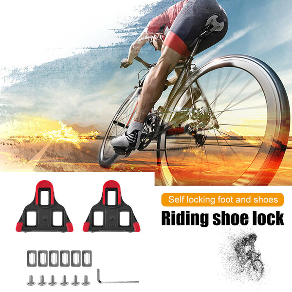 2x Shoes Road Self-locking Bike Cycling Pedal Cleats Set For SM-SH11 SPD-SL AU