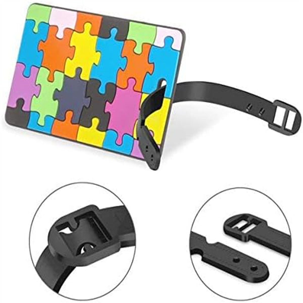3PCS Luggage Tags Backpack Label ID Address Handbag School Plastic Travel Tag AU