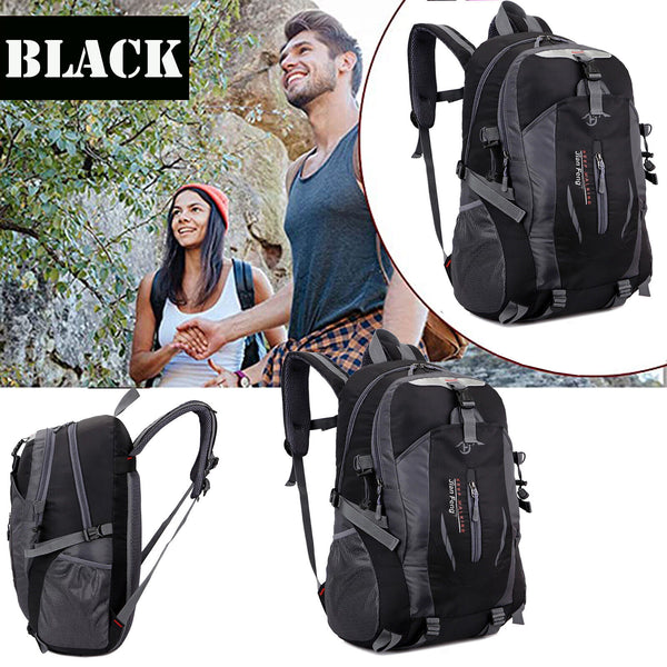 40L Large Waterproof Hiking Camping Bag Travel Backpack Outdoor Luggage Rucksack