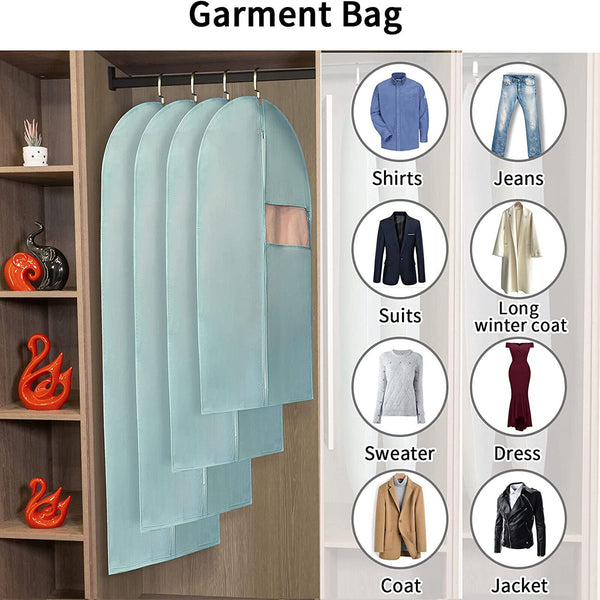 Dustproof Storage Bag Garment Dress Cover Suit Clothes Coat Jacket Protector AU