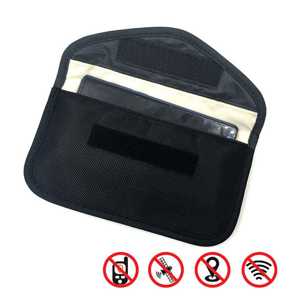 Car Key Signal Blocker Case For Faraday Cage Fob Pouch Keyless RFID Blocking Bag