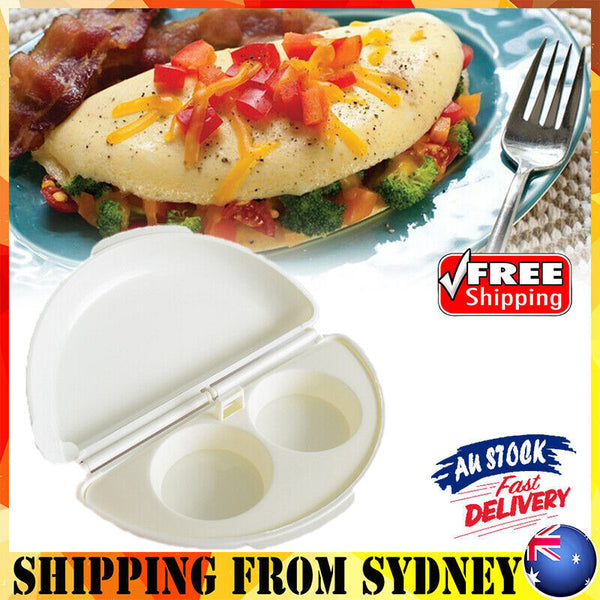 Microwave Egg Omelette Omelett Omelet Pan Maker Microwavable Cooker Free Post AU