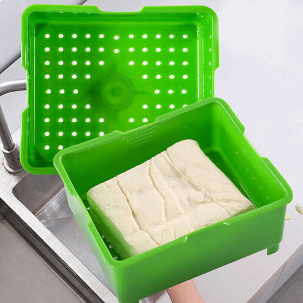 SIMPLE Tofu Press/Marinating Dish, Removes Moisture From Tofu Automatically AU