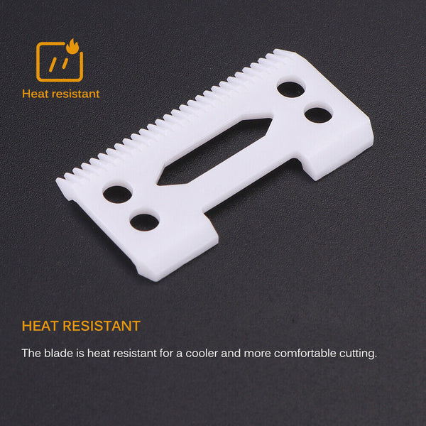 2x Clipper Blades Ceramic Cutter Blade Magic Clip 2 Holes For Wahl High quality