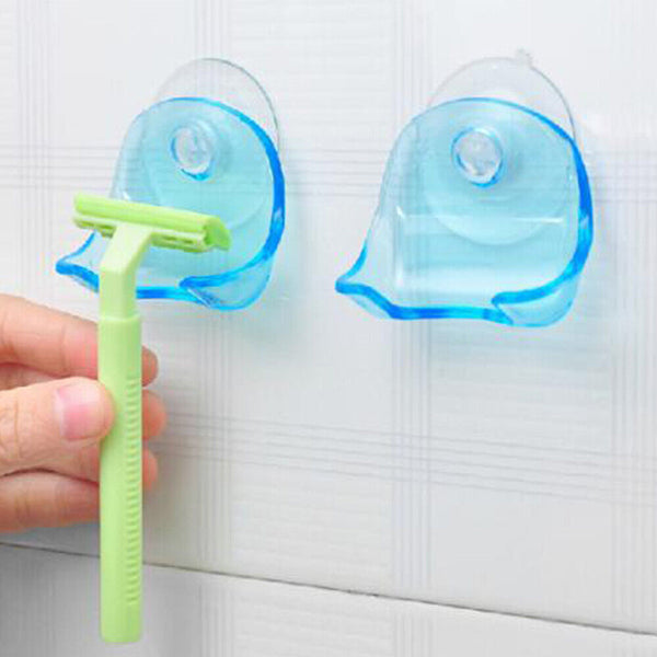 Shaver Holder Razor Hook Washroom Rack Tool Cap Toothbrush Bathroom Suction Cup