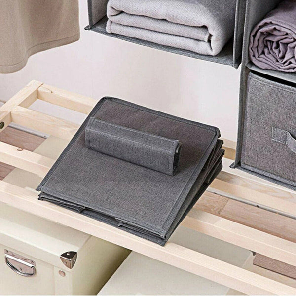 Hanging Organiser Clothes Storage Wardrobe Garment Shelves Shoe Tidy
