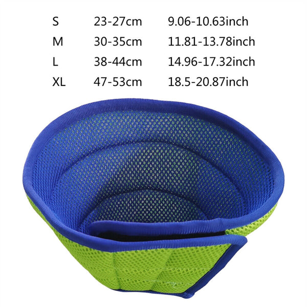 Pet Dog Cat Elizabethan Collar Cone Collar Mesh Recovery Collar Soft Adjustable