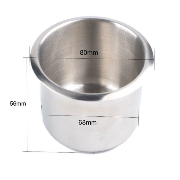 1XStainless Steel Recessed Cup Drink Holder For Marine Boat RV Camper rust proof
