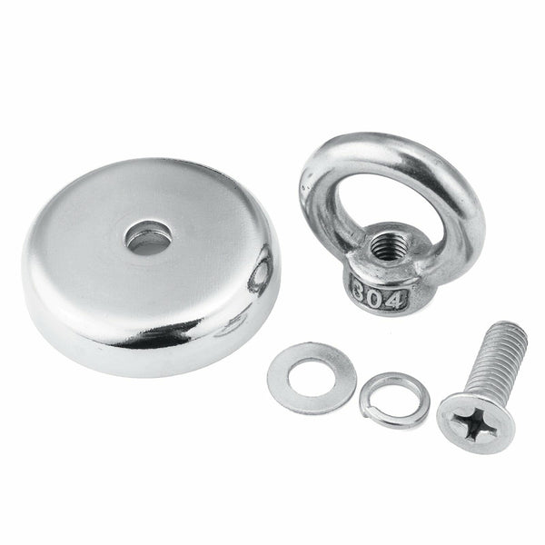1/2PCS Magnet Salvage Recovery Neodymium Strong Hook Fishing Treasure Hunting AU