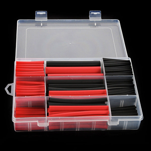 Heat Shrink Tubing Tube Assortment Wire Cable Insulation Sleeving Kit 270 pcs AU - Lets Party