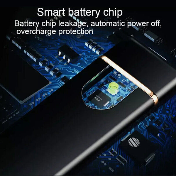 ARC Rechargeable Windproof Flameless Electronic Metal Lighter USB Lighters AU