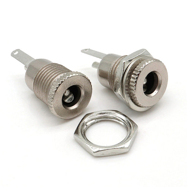 10pcs 5.5 mm x 2.1mm DC Power Jack Socket Female Panel Mount Connector DC 30V 5A