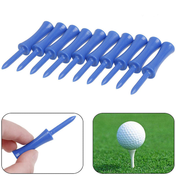 100PCS RED PLASTIC STEP CASTLE GOLF TEES (30mm/68mm) Golf Training Aids Tees AU