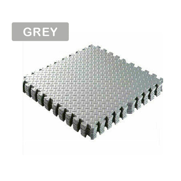 24x Interlocking Heavy Duty EVA Foam Gym Flooring Mat Floor Mats Tiles 60x60cm - Lets Party