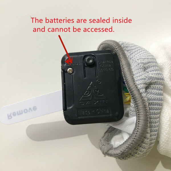 LED Gloves Flashing Sequins Sparkly 6Modes Finger Lighting Light Up White Party